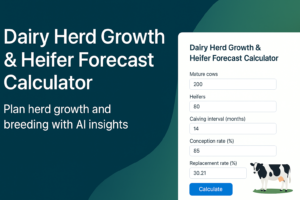 Dairy Herd Growth & Heifer Forecast Calculator